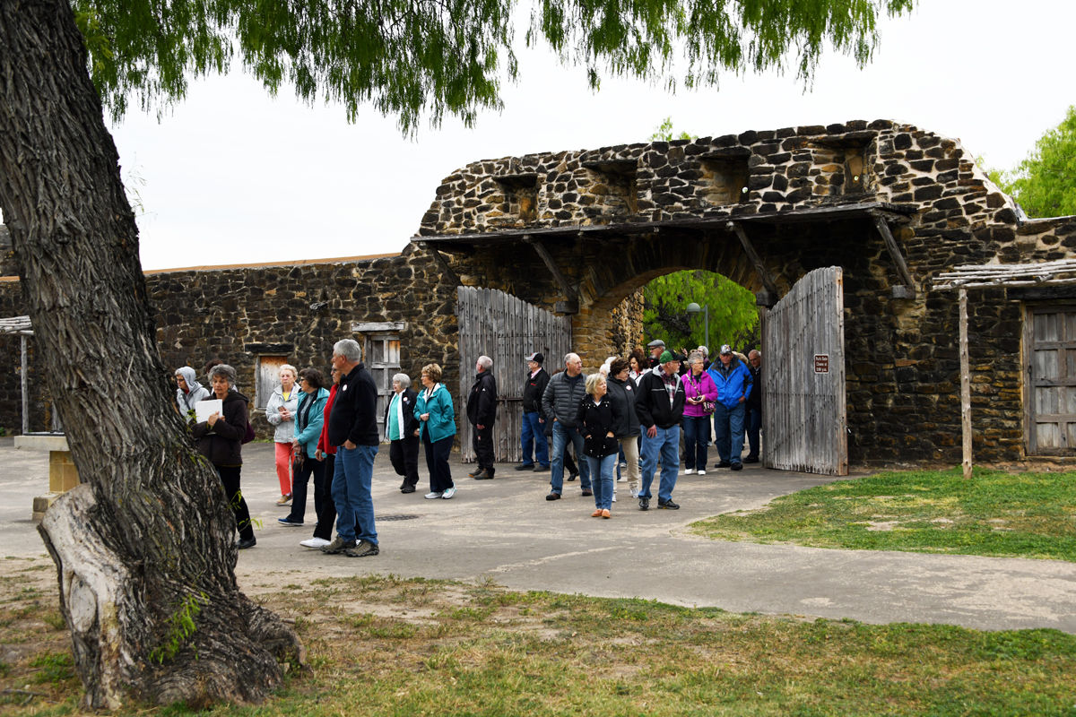 102 Fun Club travelers enter San Jose mission.JPG